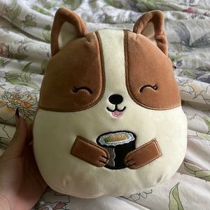 Squishmallow 8" Regina Corgi Sushi